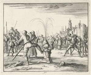 Hans Misel te Warthausen onthoofd, 1571