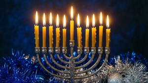 Hanukkah Menorah Glow