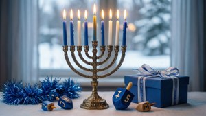 Hanukkah Menorah Lights