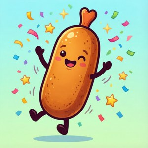 Happy Corn Dog Jump