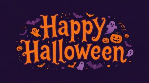 Happy Halloween Typography