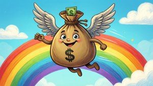 Happy Money Bag Rainbow