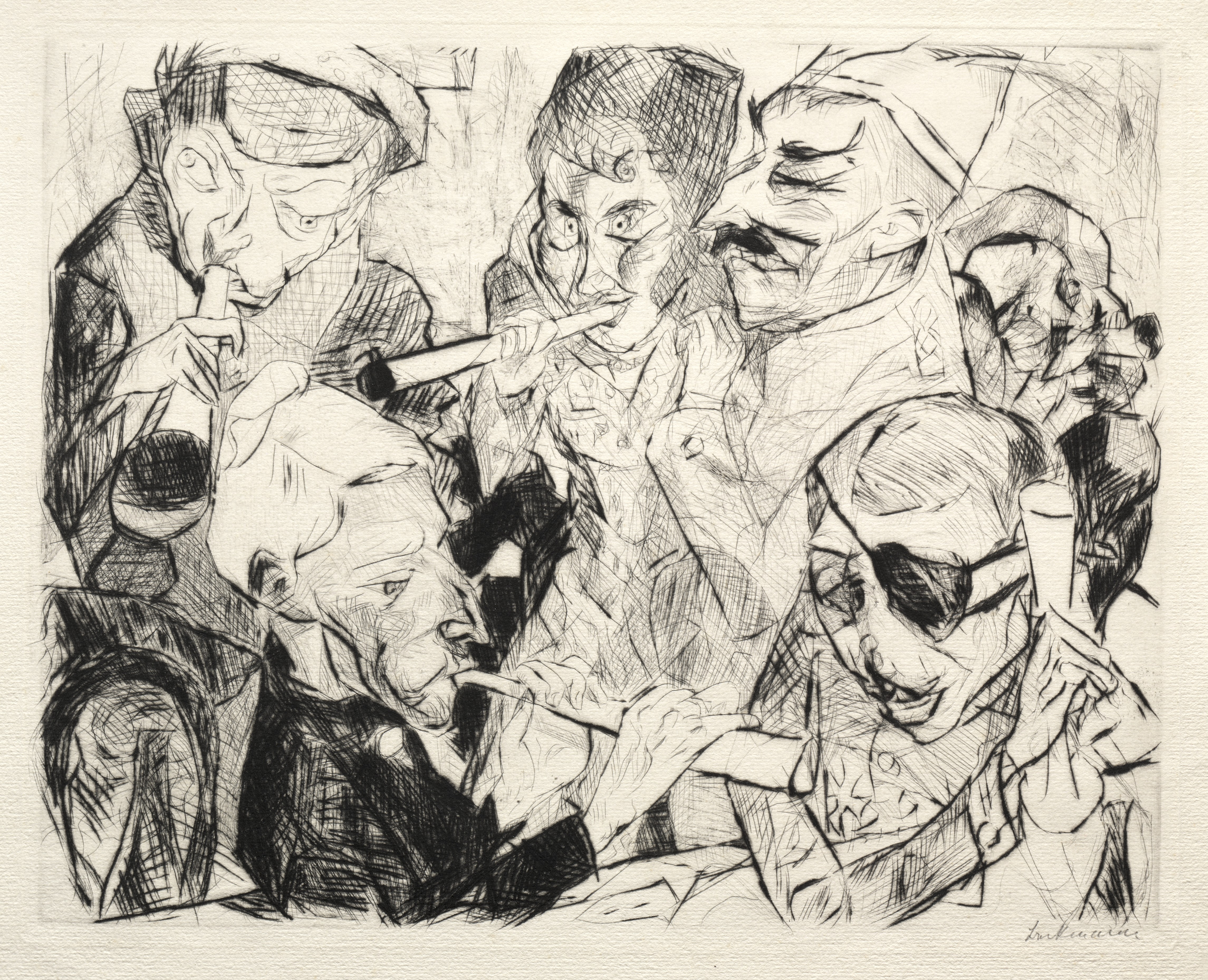 Happy New Year 1917 by Max Beckmann