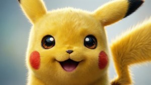 Happy Pikachu Face Close-up