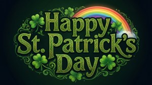 Happy St Patrick's Day Typography