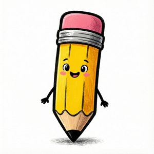 Happy Yellow Pencil