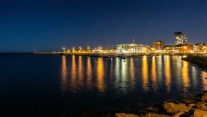 Harbor Night Reflections