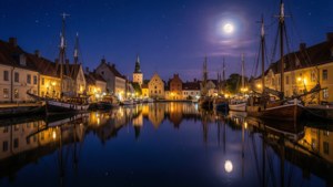 Harbor Night Reflections