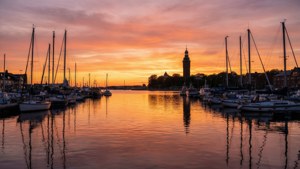 Harbor Sunset Glow