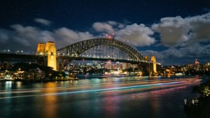 Harbour Bridge Night Glow