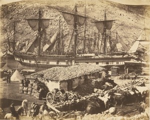 Harbour of Balaklava, the Cattle Pier.