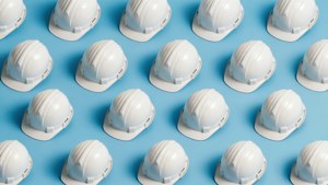 Hard Hat Grid Pattern
