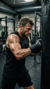 Hard Work in Gym