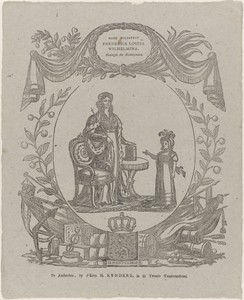 Hare Majesteit / Frederica Louisa / Wilhelmina, / Koningin der Nederlanden