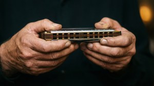 Harmonica Hands Close-Up