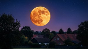 Harvest Moon Over Village