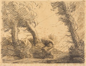 Harvesters Surprised by the Storm (Moissoneuses surprises par l'orage)
