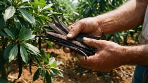 Harvesting Vanilla Beans