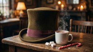 Hat with Hot Chocolate