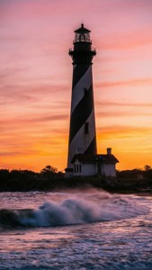 Hatteras Light Sunset
