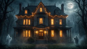 Haunted Mansion Lights