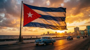 Havana Sunset Flag