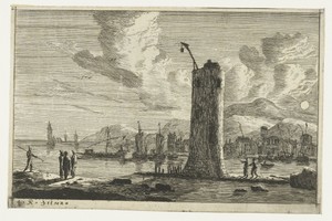Haven met een vuurtoren