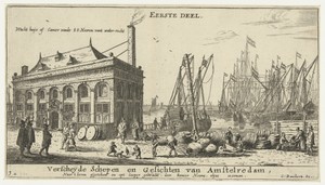 Haven van Amsterdam met Het Zeerecht