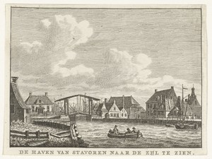 Haven van Stavoren met sluis de Zijl