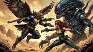 Hawk Couple Battle