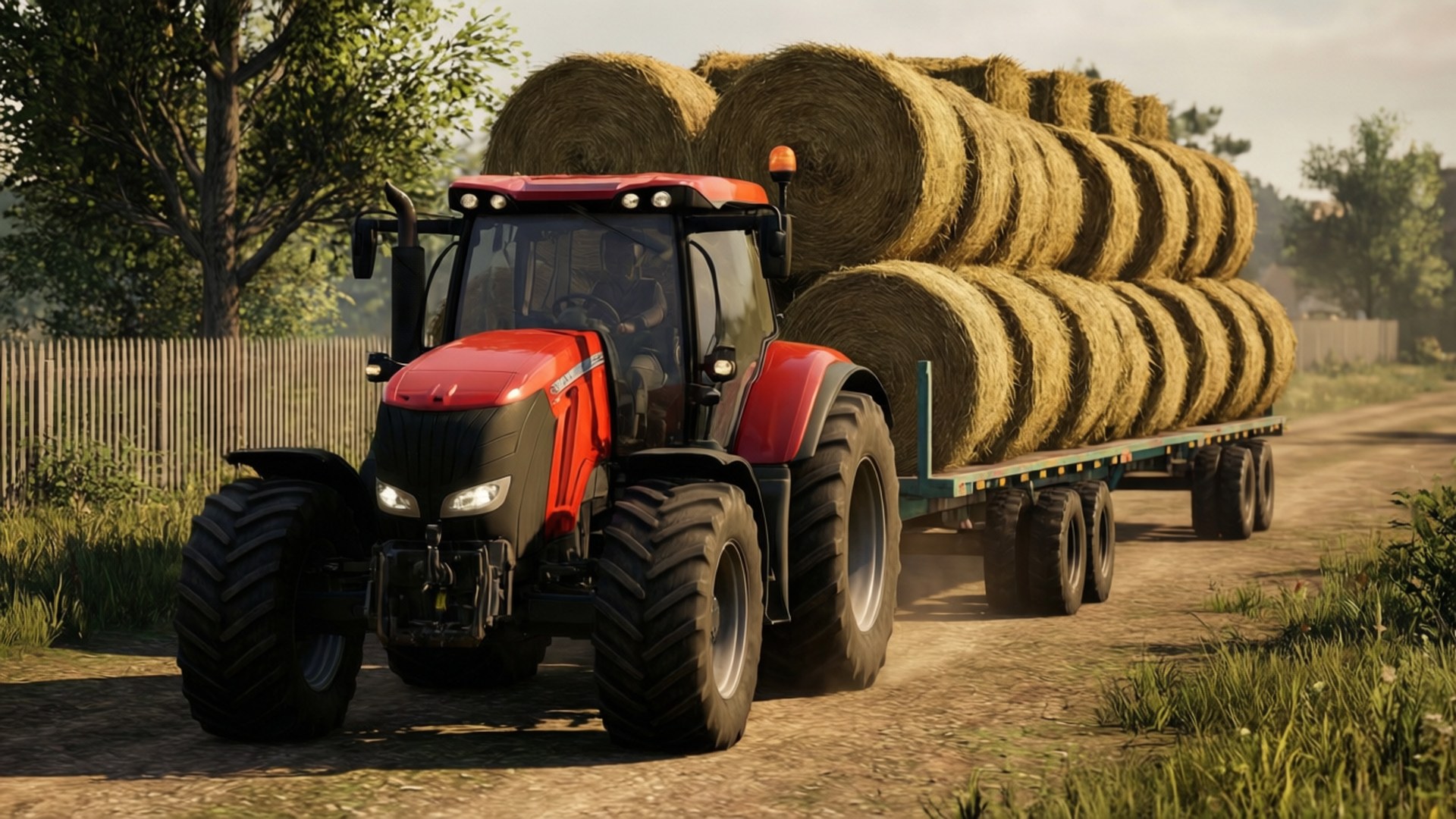 Hay Bale Transport by Wallpapers.art Studio