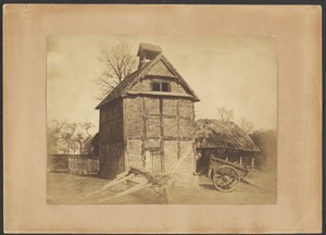 [Hay Wain & Roller in front of Barn]