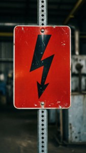 Hazard Sign Bolt