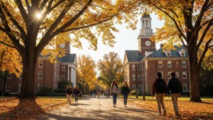 HBCU Campus Autumn Glow