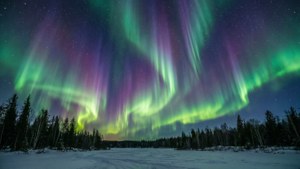 HDR Aurora Night