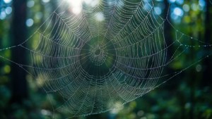 HDR Dew Spiderweb
