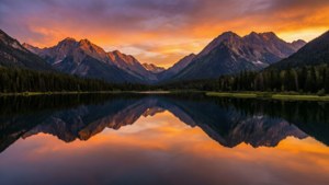 HDR Lake Reflection