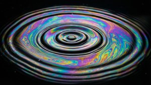 HDR Oil Water Abstract