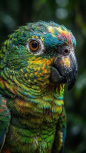HDR Parrot Portrait
