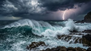 HDR Stormy Seas