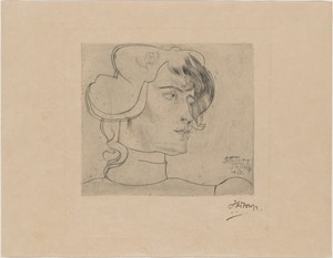 Head of a Woman (Marguérite Adolphine Helfrich)
