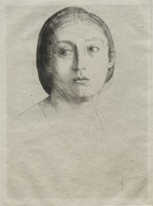 Head of a Young Girl