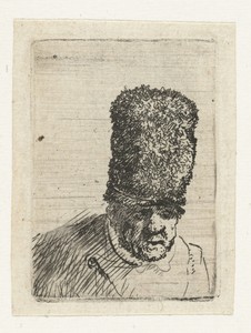 Head of an Old Man in a High Fur Hat