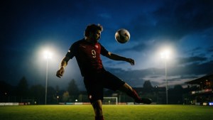 Header Under Floodlights