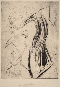 Heads of Two Girls
