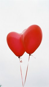 Heart Balloons Sky