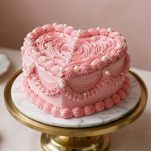 Heart Cake Dessert