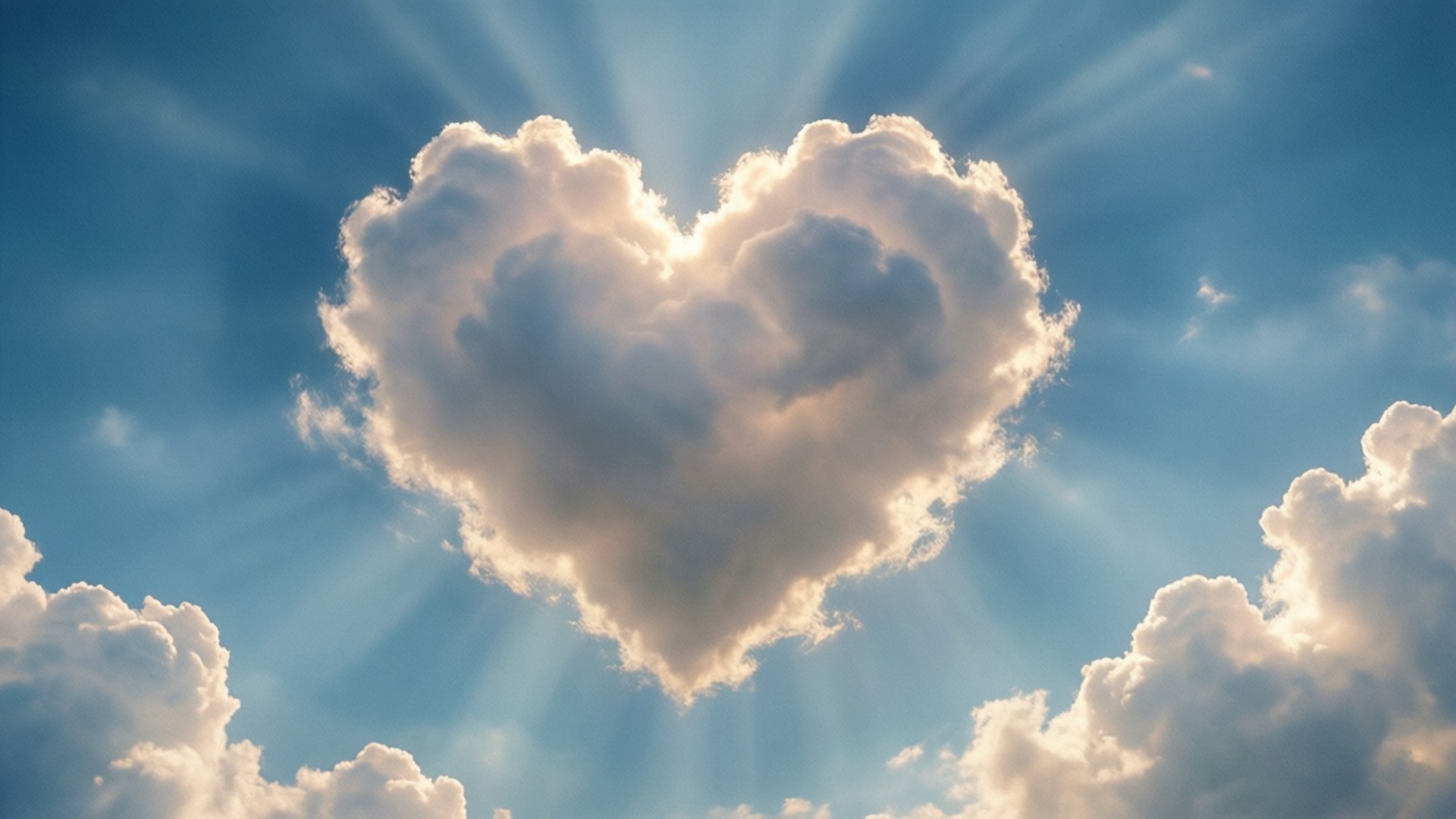 Heart Cloud Sky by Wallpapers.art Studio