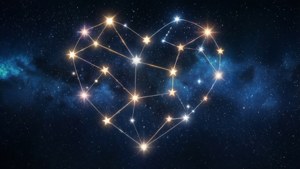 Heart Constellation Night