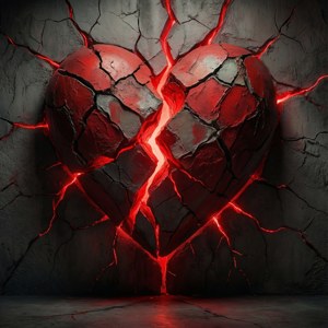 Heart Crack Wall